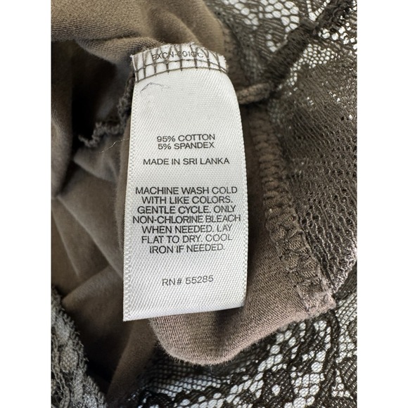 VTG Y2K Cami Top Whimsigoth Express Medium Chocolate Brown Boho Fairy Grunge - Picture 4 of 14